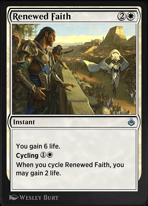 Renewed Faith — art by Wesley Burt