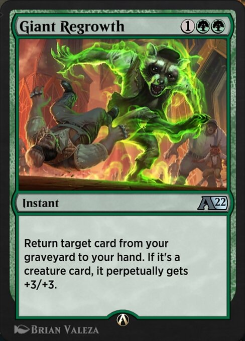 Giant Regrowth — art by Brian Valeza