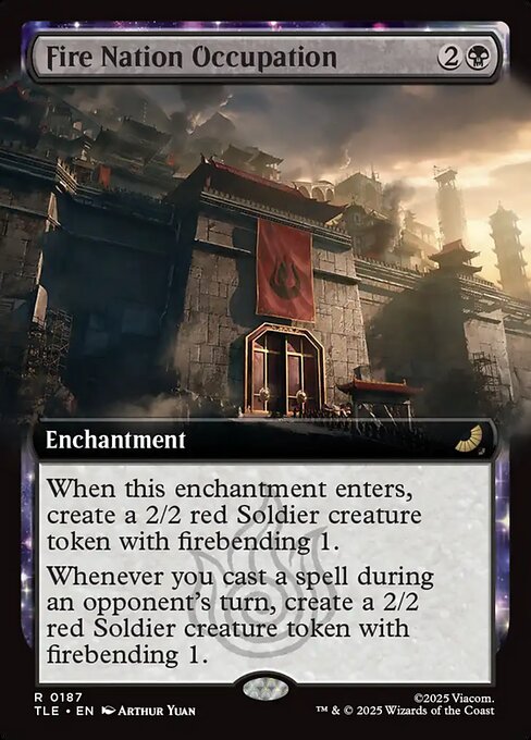 Fire Nation Occupation — art by Arthur Yuan