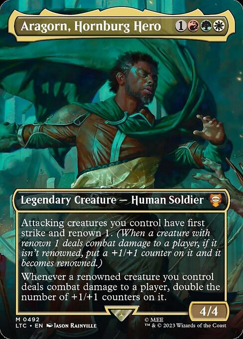 Aragorn, Hornburg Hero — art by Jason Rainville