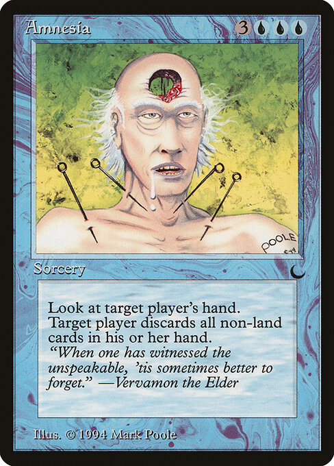 Amnesia — art by Mark Poole