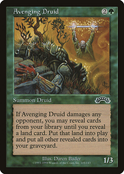 Avenging Druid — art by Daren Bader