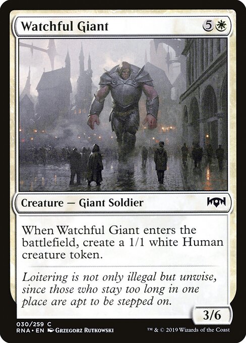 Watchful Giant — art by Grzegorz Rutkowski