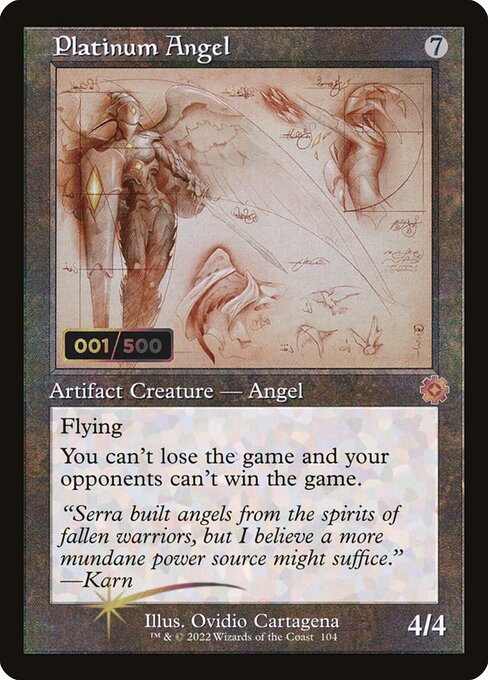 Platinum Angel — art by Ovidio Cartagena