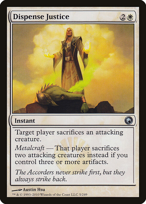 Dispense Justice — art by Austin Hsu