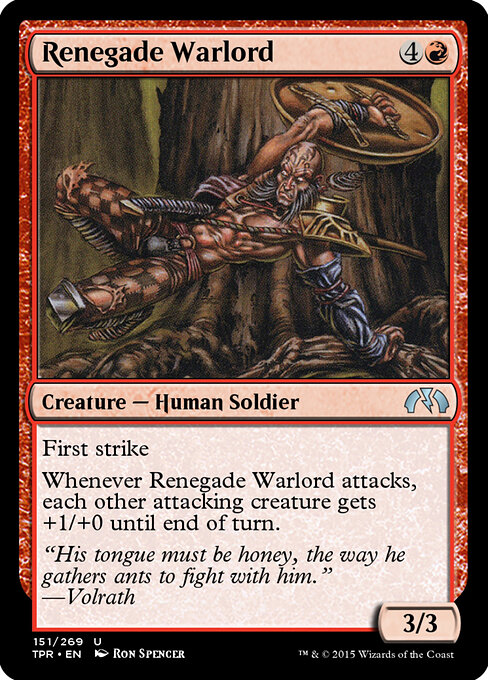 Renegade Warlord — art by Ron Spencer