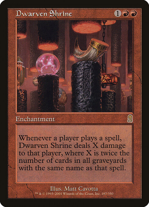 Dwarven Shrine — art by Matt Cavotta