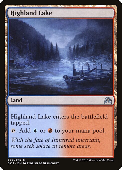 Highland Lake — art by Florian de Gesincourt