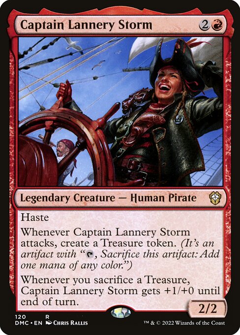 Captain Lannery Storm — art by Chris Rallis