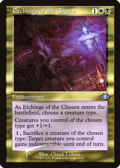 Etchings of the Chosen — art by Chuck Lukacs