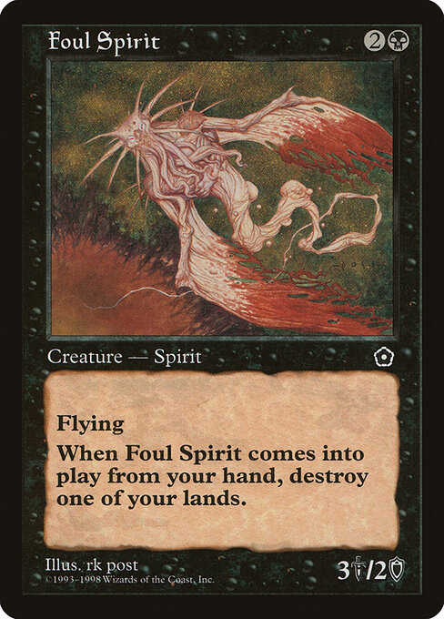 Foul Spirit — art by rk post