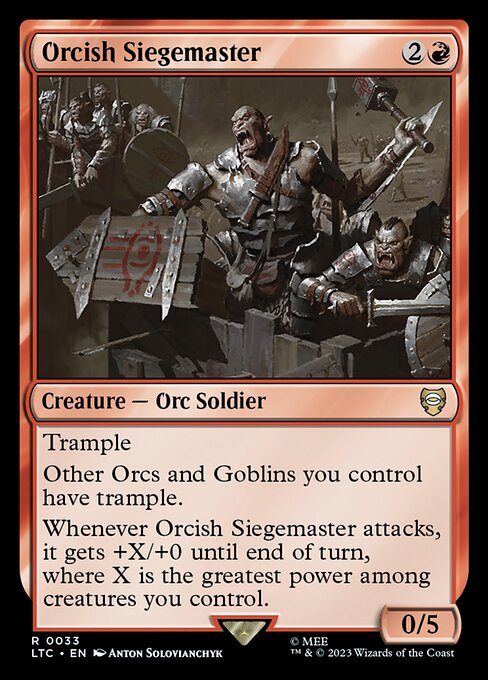 Orcish Siegemaster — art by Anton Solovianchyk