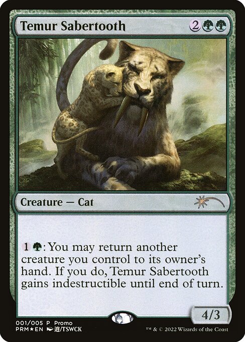 Temur Sabertooth — art by TSWCK