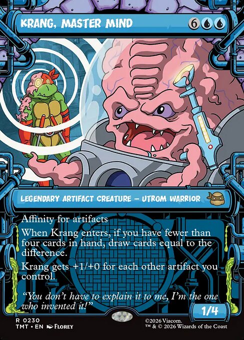 Krang, Master Mind — art by Florey