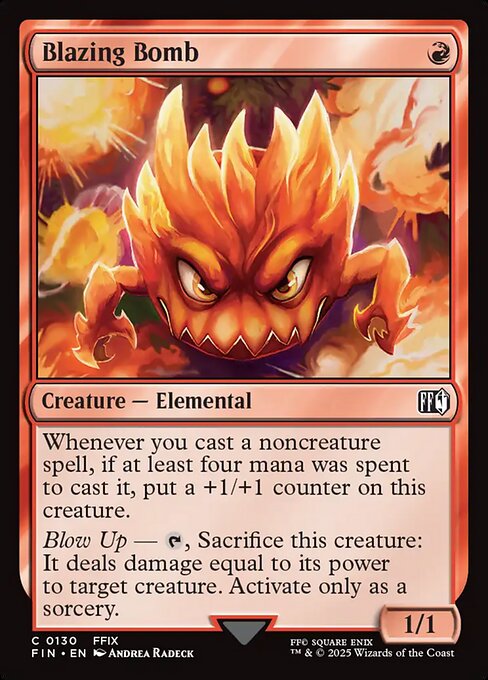 Blazing Bomb — art by Andrea Radeck