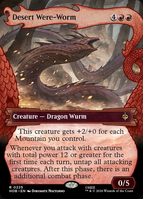 Desert Were-Worm — art by Dibujante Nocturno