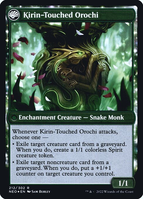 Teachings of the Kirin // Kirin-Touched Orochi — art by Sam Burley