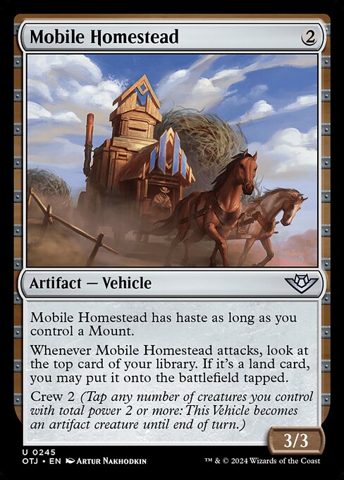 Mobile Homestead — art by Artur Nakhodkin