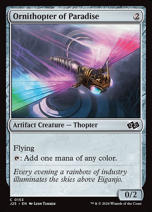 Ornithopter of Paradise — art by Leon Tukker