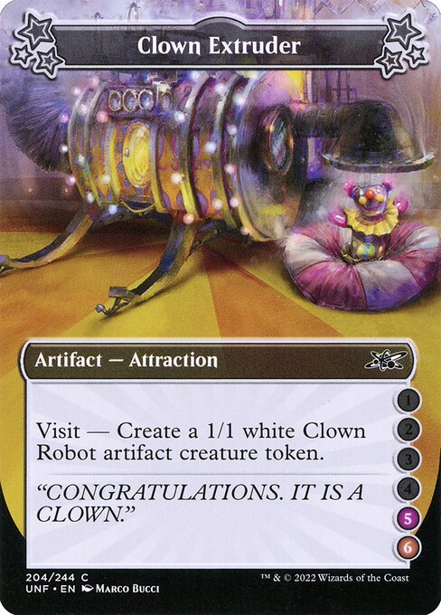 Clown Extruder — art by Marco Bucci