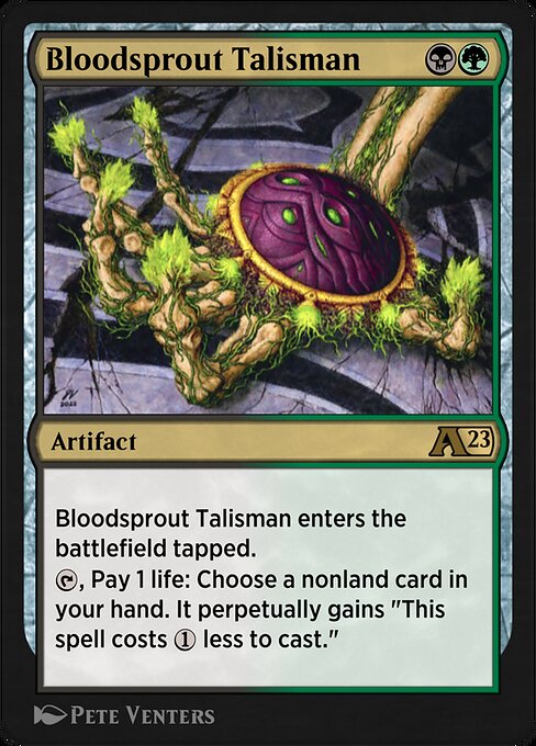 Bloodsprout Talisman — art by Pete Venters