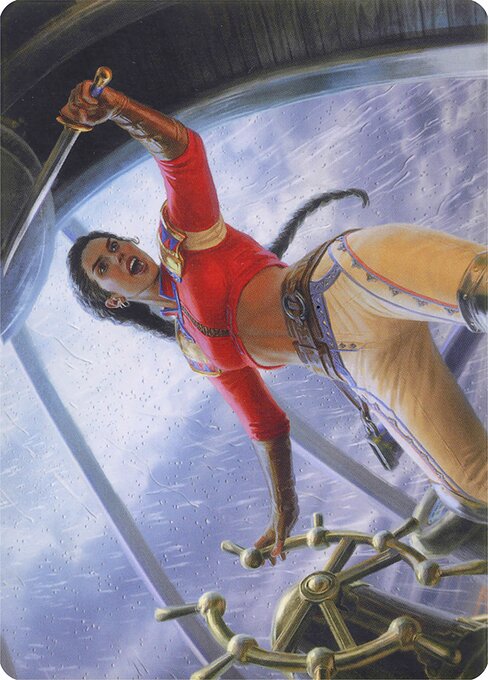 Sisay, Weatherlight Captain // Sisay, Weatherlight Captain — art by Anna Steinbauer