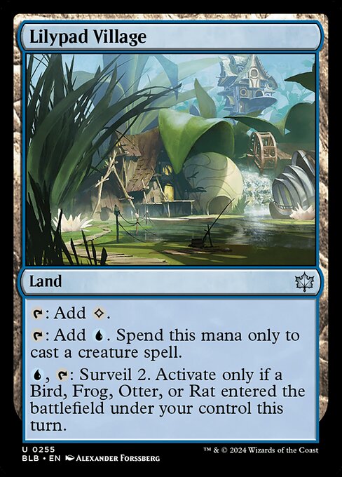 Lilypad Village — art by Alexander Forssberg