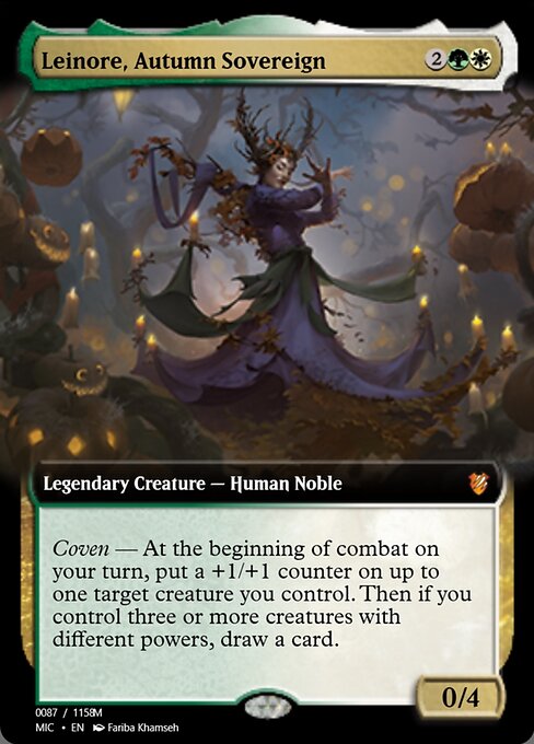 Leinore, Autumn Sovereign — art by Fariba Khamseh