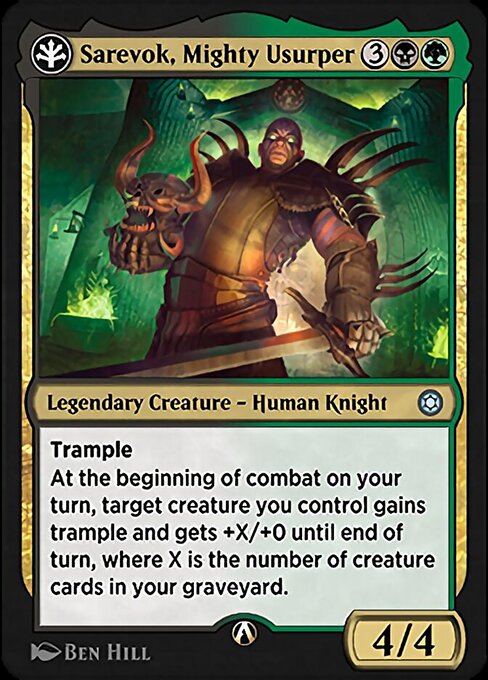 Sarevok, Mighty Usurper — art by Ben Hill