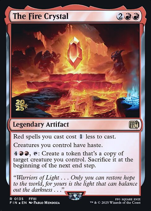 The Fire Crystal — art by Pablo Mendoza