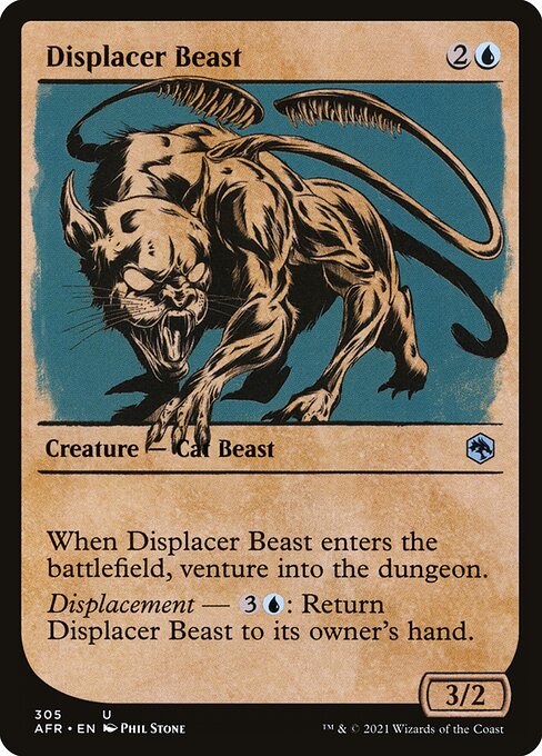 Displacer Beast — art by Phil Stone