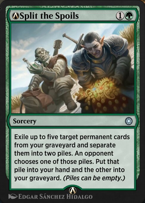 A-Split the Spoils — art by Edgar Sánchez Hidalgo