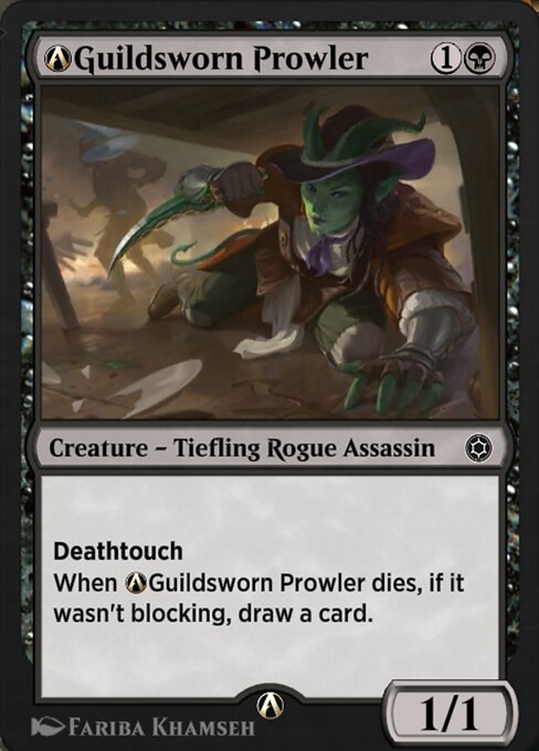 A-Guildsworn Prowler — art by Fariba Khamseh
