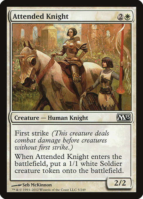 Attended Knight — art by Seb McKinnon