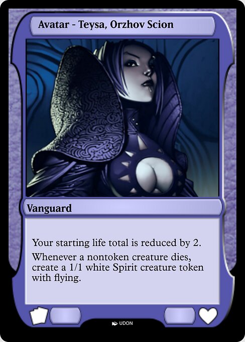 Teysa, Orzhov Scion Avatar — art by UDON