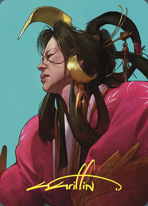 Azami, Lady of Scrolls // Azami, Lady of Scrolls — art by Grant Griffin