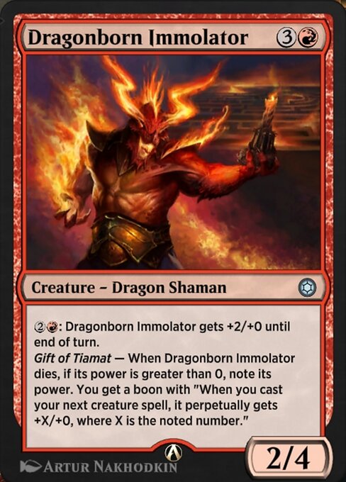 Dragonborn Immolator — art by Artur Nakhodkin