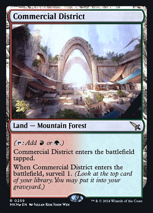 Commercial District — art by Julian Kok Joon Wen