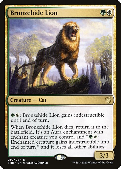 Bronzehide Lion — art by Alayna Danner