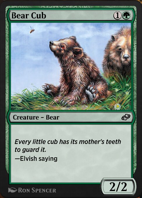 Bear Cub — art by Ron Spencer