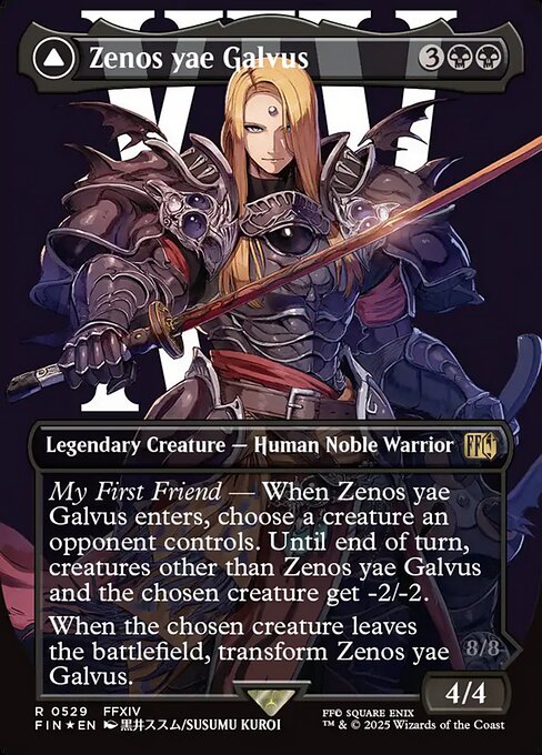 Zenos yae Galvus // Shinryu, Transcendent Rival — art by Susumu Kuroi