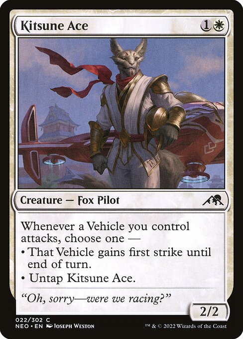 Kitsune Ace — art by Joseph Weston