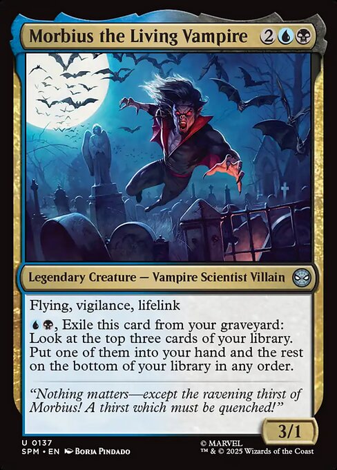 Morbius the Living Vampire — art by Borja Pindado