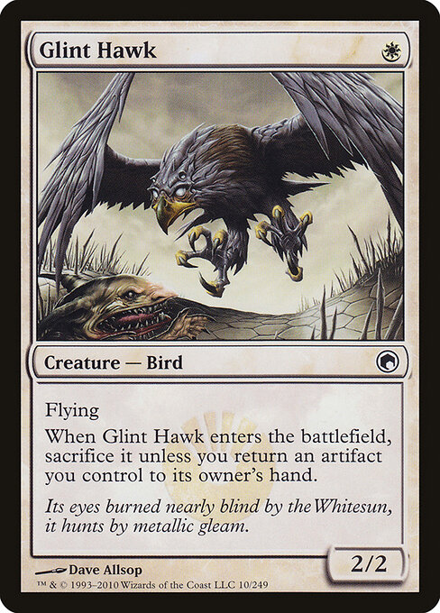 Glint Hawk — art by Dave Allsop