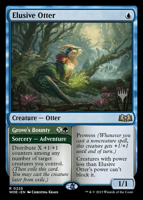 Elusive Otter // Grove's Bounty — art by Christina Kraus