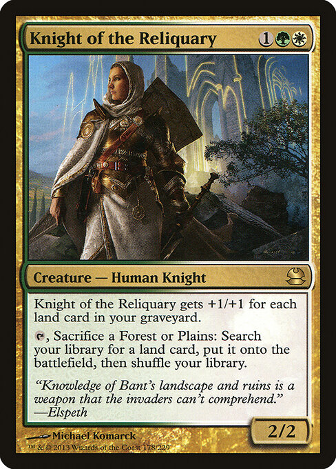 Knight of the Reliquary — art by Michael Komarck