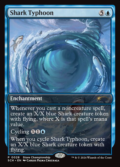 Shark Typhoon — art by Carlos Palma Cruchaga