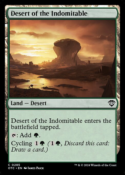 Desert of the Indomitable — art by James Paick