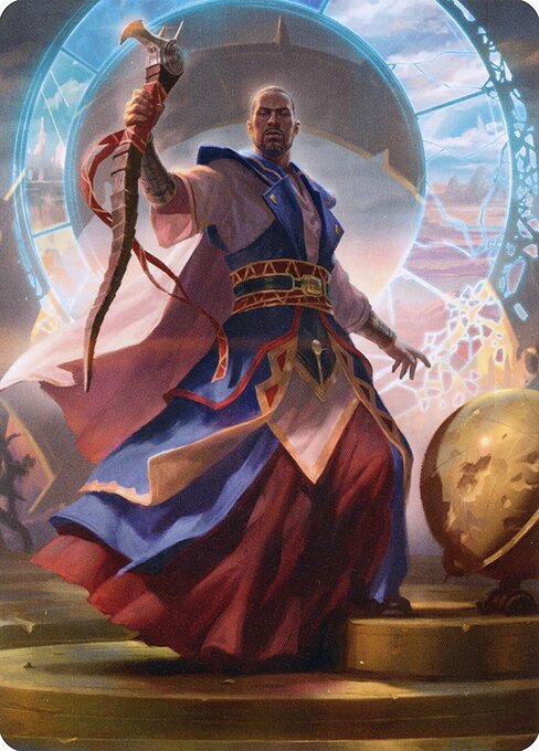 Teferi, Who Slows the Sunset // Teferi, Who Slows the Sunset — art by Heonhwa