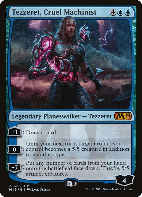 Tezzeret, Cruel Machinist — art by Zack Stella